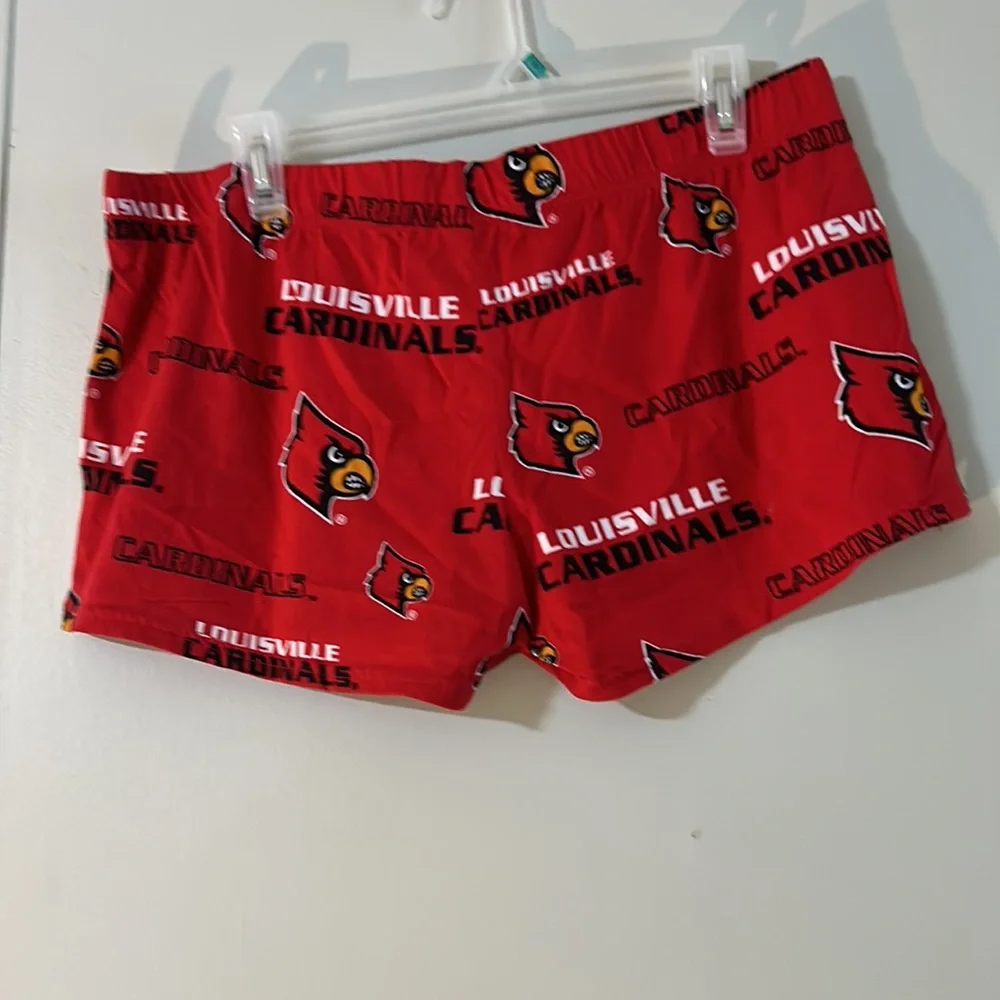 SIDELINE APPAREL Red Black Graphic tank an shorts Louisville Cardinal Sleepwear